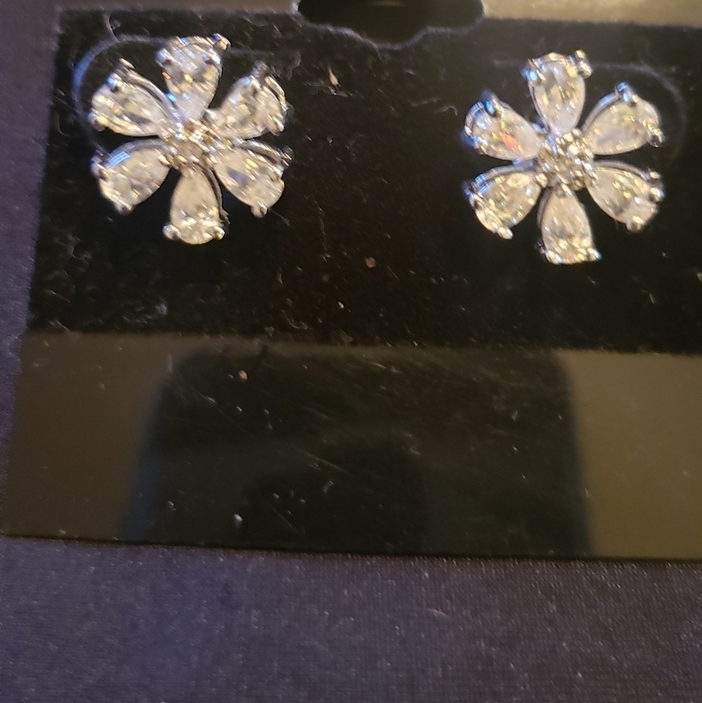 Sterling silver earrings Hp🔥🔥🔥